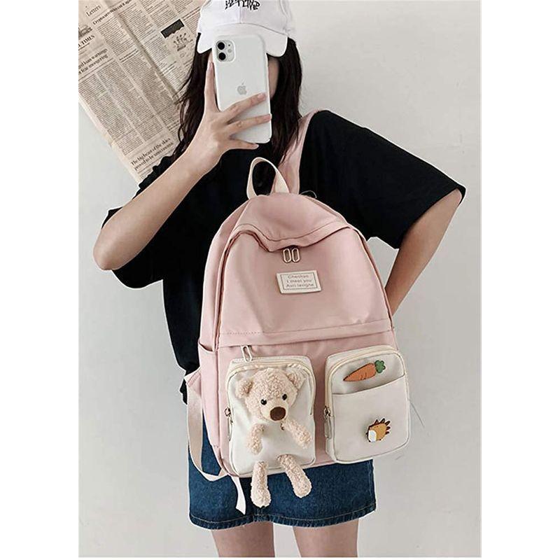 ジャング リュック レディース ランドセル 女性 韓国版 原宿 キャンパス 乙女心 ランドセル 高校生 通勤 通学 旅行に快適 ピンク 自由の翼 通販 Yahoo ショッピング