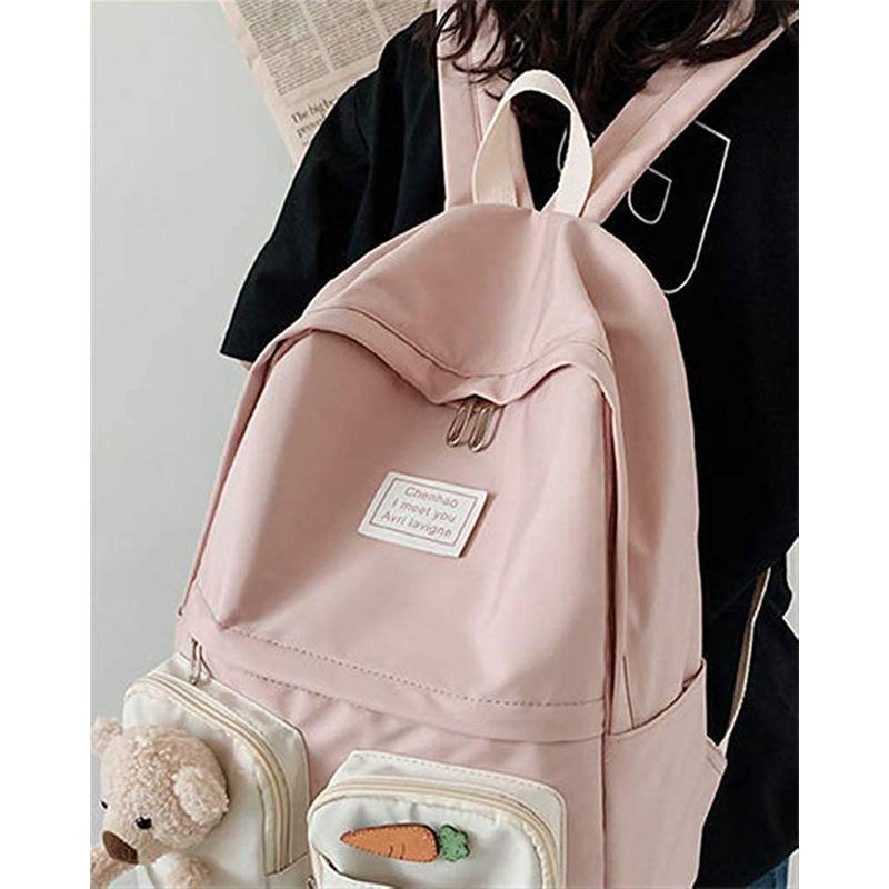 ジャング リュック レディース ランドセル 女性 韓国版 原宿 キャンパス 乙女心 ランドセル 高校生 通勤 通学 旅行に快適 ピンク 自由の翼 通販 Yahoo ショッピング