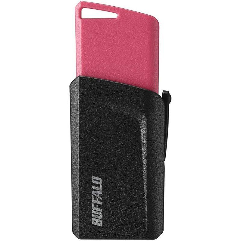 BUFFALO USB3.1(Gen1)プッシュスライドUSBメモリ 64GB ピンク RUF3-SP64G-PK｜wing-of-freedom｜05