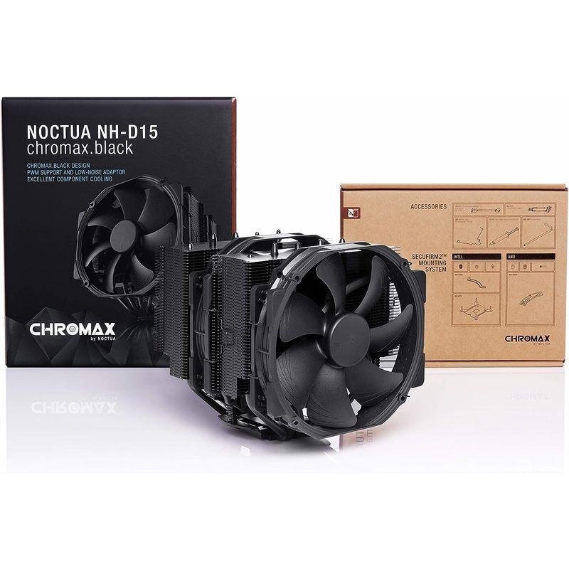 Noctua NH-D15 chromax.black, ツインタワー CPUクーラー (140mm, ブラック)｜wing-of-freedom｜07