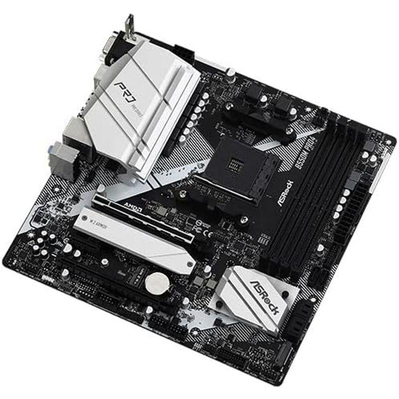 ASRock AMD Ryzen 5000シリーズ(Soket AM4)対応 B550チップセット搭載 Micro ATX マザーボード 国｜wing-of-freedom｜03