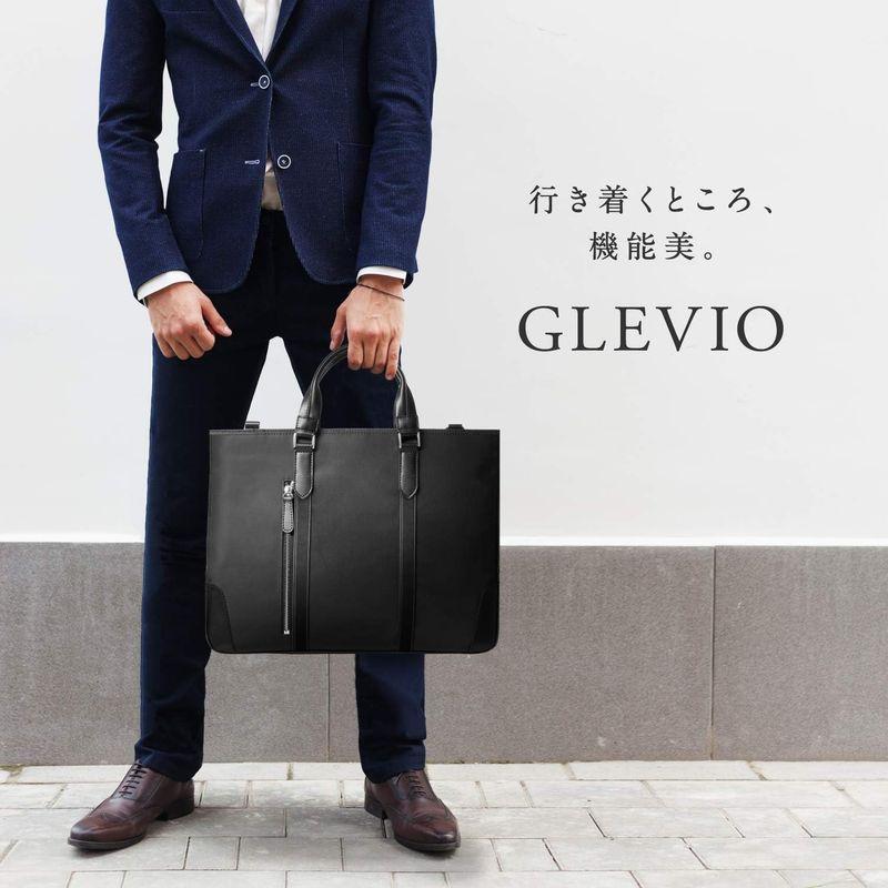 GLEVIO(グレヴィオ) ビジネスバッグ メンズ 一流の鞄職人が作る ビジネストートバッグ B4 ブラック｜wing-of-freedom｜04