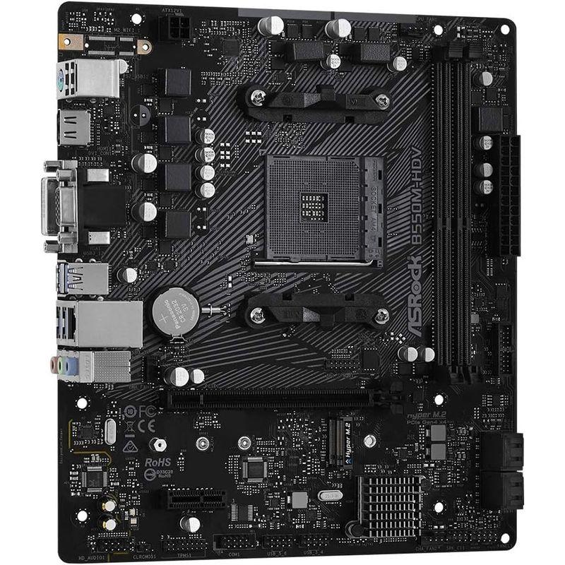 ASRock AMD Ryzen 5000シリーズ (Soket AM4)対応 B550チップセット搭載 Micro ATX マザーボード｜wing-of-freedom｜04