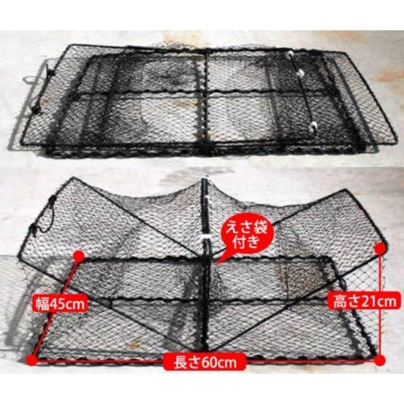 手軽に捕れる カニカゴ〈角型〉｜wing-of-freedom｜02