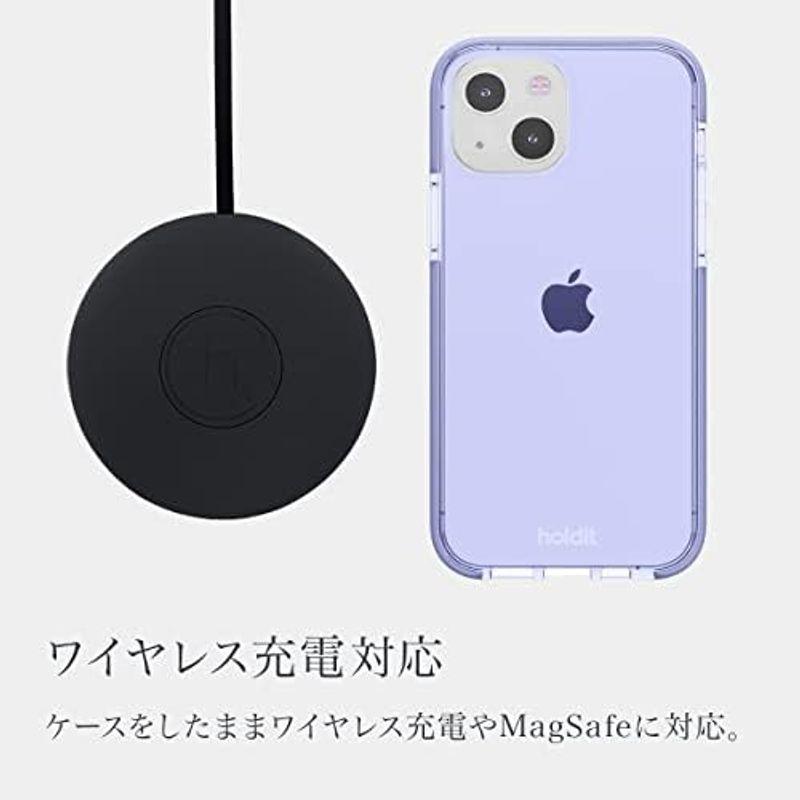 Holdit ブランド iPhone 13 Pro Max ケース カバー 耐衝撃 クリア カラー ハード シエラブルー アシッドグリーン｜wing-of-freedom｜19