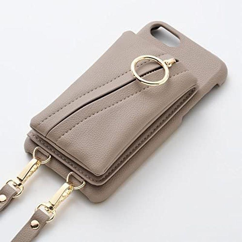 UNiCASE iPhoneSE(第3/2世代)/8/7 ケース MAELYS LOUNA Clutch Ring Case (dark g｜wing-of-freedom｜02