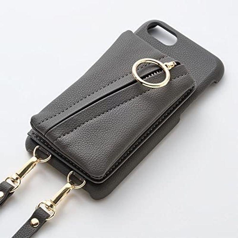 UNiCASE iPhoneSE(第3/2世代)/8/7 ケース MAELYS LOUNA Clutch Ring Case (dark g｜wing-of-freedom｜04