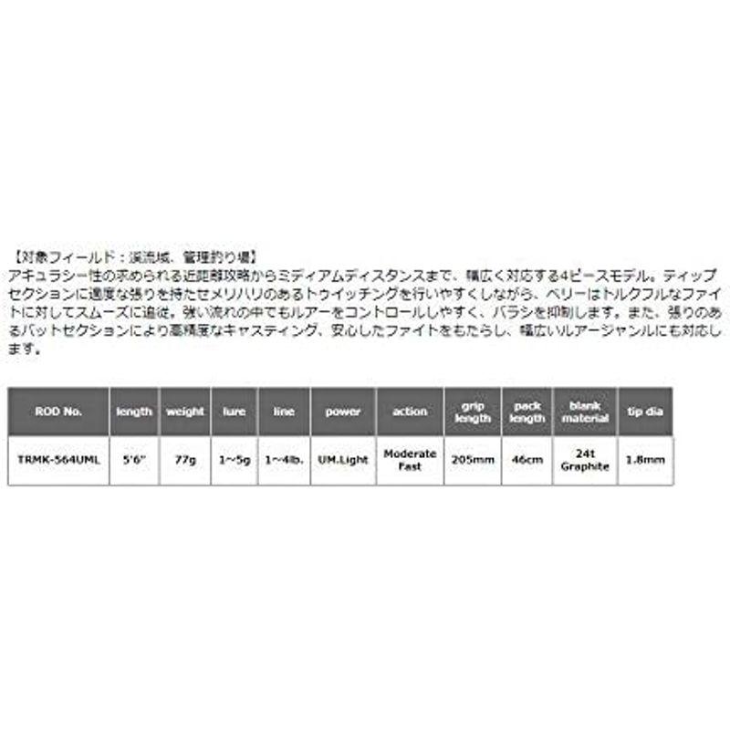 スミス(SMITH LTD) トラウティンスピン マルチュース TRMK-C564ML｜wing-of-freedom｜07