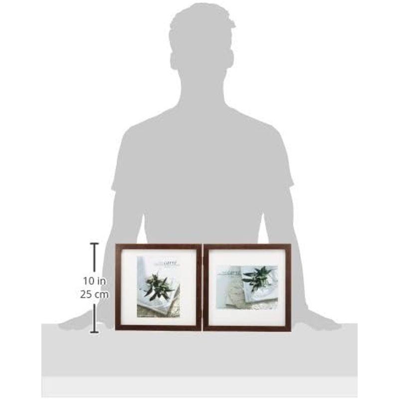 ハクバ HAKUBA フォトフレーム スクウェア 木製 額 カレ L サイズ 1面 ブラウン L 木製 FSQCR-BRL1 軽くて割れない｜wing-of-freedom｜02