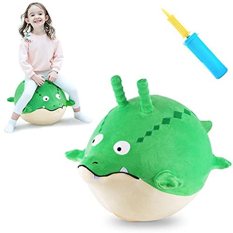 プレミア商品 Iplay Ilearn Bouncy Pals 子供用ホッパーボール 幼児用飛び跳ねるボール 動物の跳ねるおもちゃ 持ち手付きフラシ天ジ 在庫残りわずか Www Fcbyfauci Com Ve