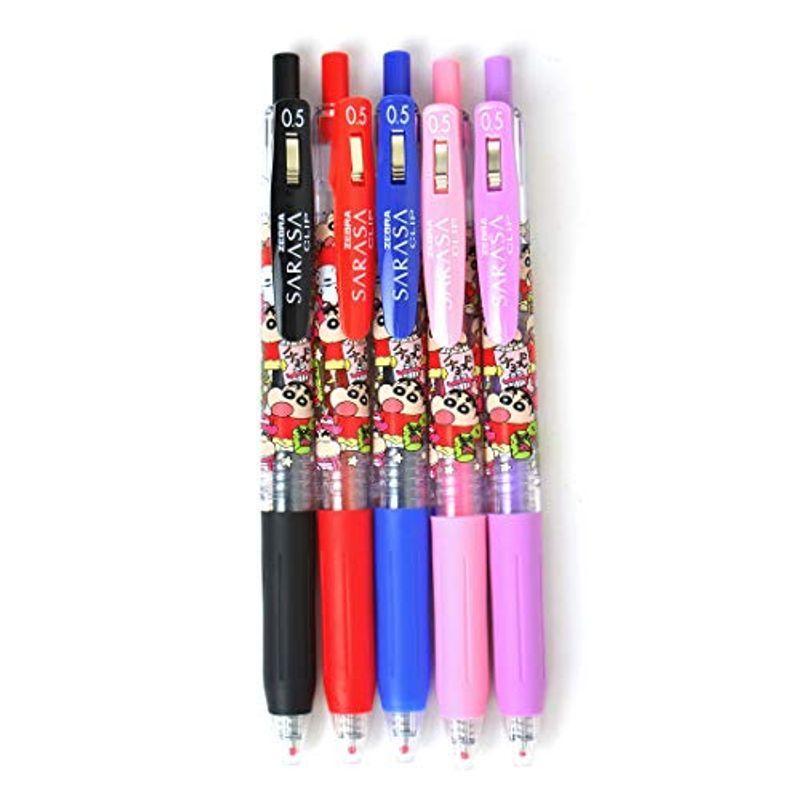 クレヨンしんちゃん サラサクリップ ボールペン 5本セット 0 5ミリ カラーペン 色ペン キャラクター グッズ 通勤 通学 小学生 おしゃ ウィングトッポギ 通販 Yahoo ショッピング