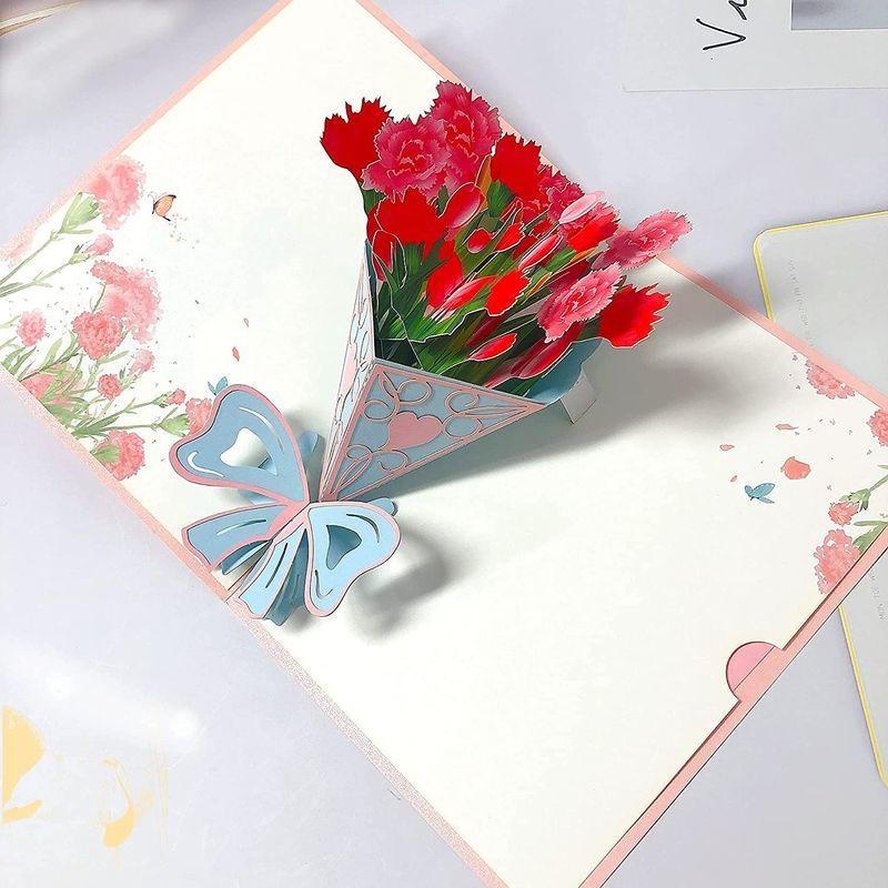 立体バースデーカード 手作り3dポップアップカード お誕生日カード フラワーカード メッセージカード 母の日 父の日 感謝祭 バレンタインな ウィングトッポギ 通販 Yahoo ショッピング