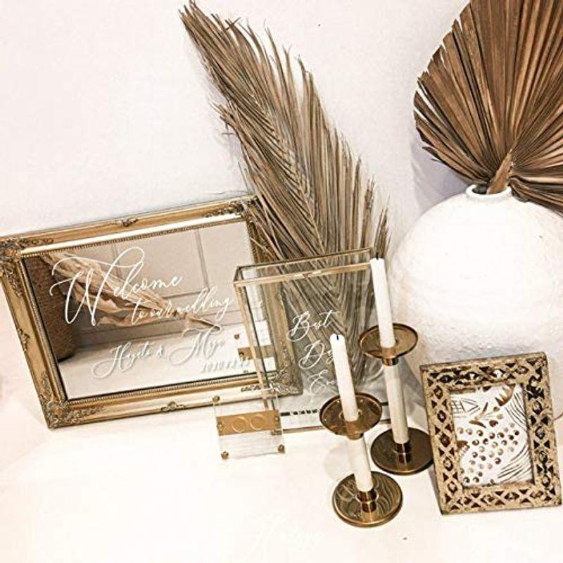 ミラーウェルカムボード ゴールドフレーム W ウェディング おしゃれ結婚式アイテム ウェルカムスペース演出品 ウィングトッポギ 通販 Yahoo ショッピング