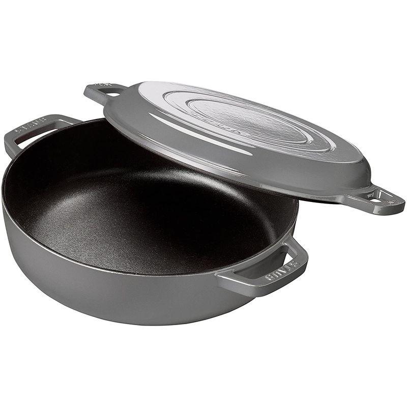 一流の品質 ウィングトッポギstaub ストウブ スキヤキグリル グレー