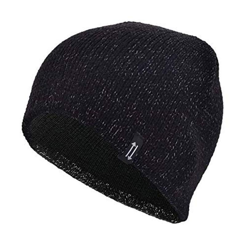色々な TARO WORKS ニット帽 光を反射する ファッションの 高級編み糸 リフレクティブヤーン ユニセックス ビーニー 防寒 フリーサイズ