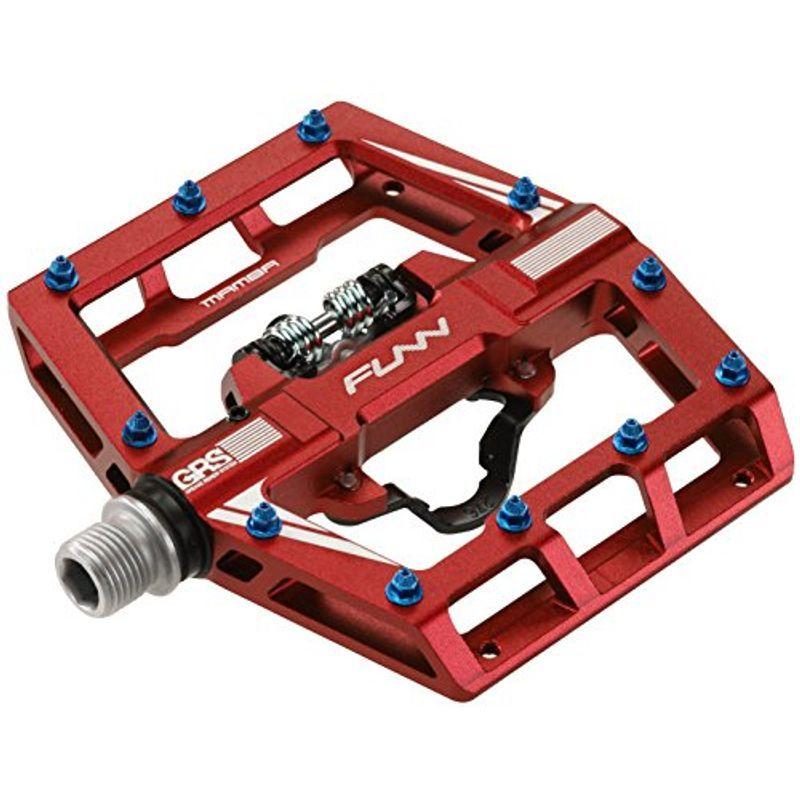 Funn(ファン) マンバ(Mamba) クリップレス ペダル セト、スプリングメカニズム、片面クリート、SPD対応、ビンディングペダル、マ