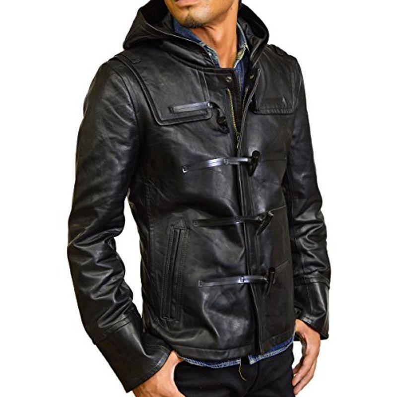 ライダースジャケット レザージャケット パーカー メンズ 本革 ダッフル シングルライダース シングルライダース ジャケット ならショッピング ランキングや口コミも豊富なネット通販 更にお得なpaypay残高も スマホアプリも充実で毎日どこから