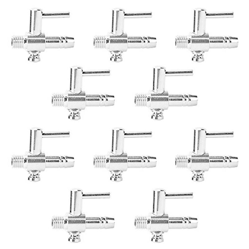 一方コック 金属 エアーチューブ ポンプ エアーストーン 6㍉ 水槽