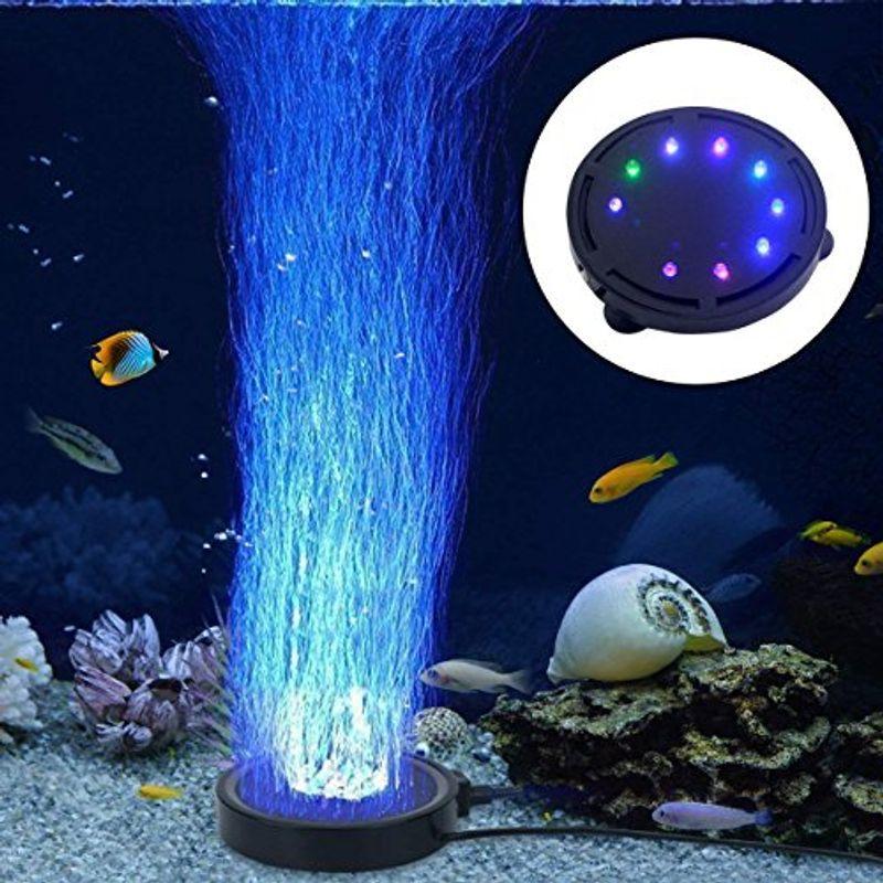 Londafish水槽ライト 水族館エアストーン 気泡ライト 水族館空気石 エアーポンプ 酸素補給 水槽装飾 気泡盤 Led水槽ライト付き多 ウィングトッポギ 通販 Yahoo ショッピング
