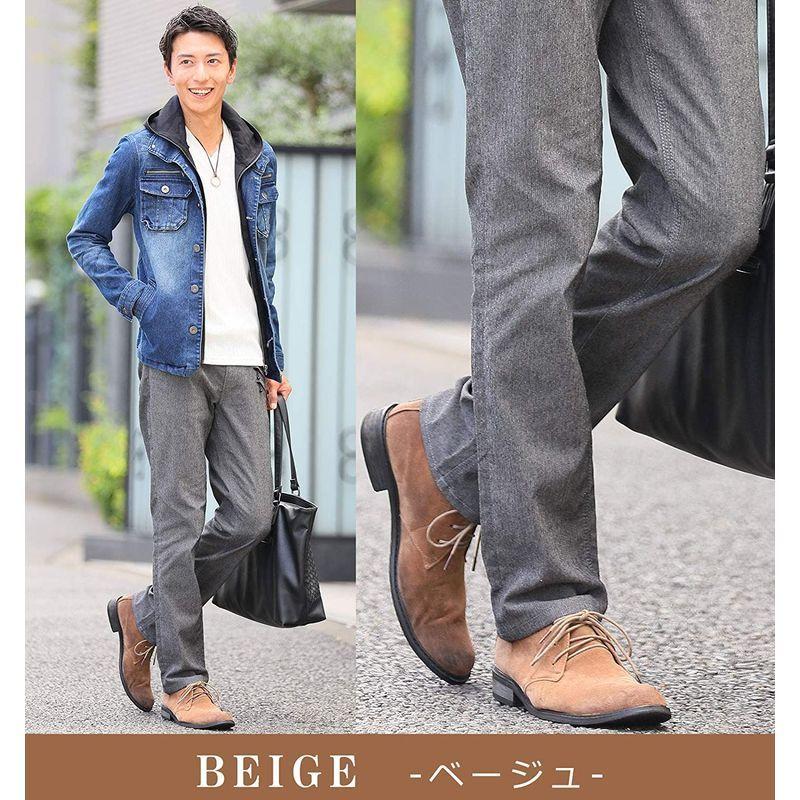 ブーツ メンズ チャッカブーツ 靴 チャッカ スエード ベージュ Ll Xl ウィングトッポギ 通販 Yahoo ショッピング