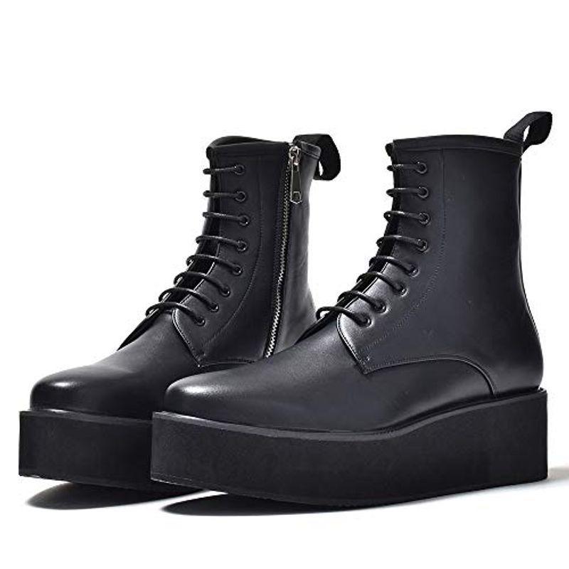 良質で安価な製品 エンデヴァイス ジョッパーブーツ メンズ 厚底 ショートブーツ サイドジップブーツ 婦人靴 ブラック 24 0cm 30 オフセール Superavila Com