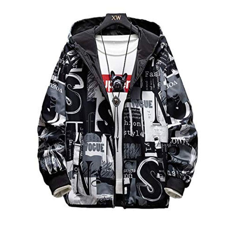 1563円 国際ブランド リバーシブル ジップアップ パーカー お洒落 韓国 カジュアル タウンユース アウトドア アウター ウインドブレーカー ウィンドブレーカー