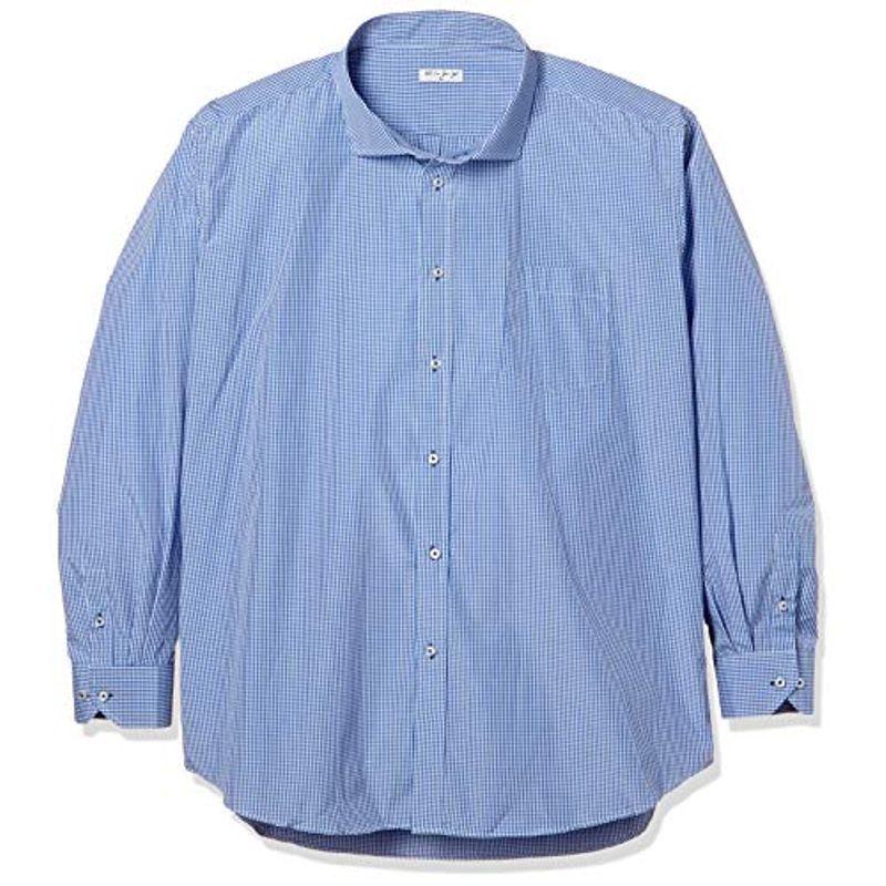 アトリエサンロクゴ お洒落な 長袖 ワイシャツ 形態安定 長袖yシャツ ビジネスシャツ メンズ Ybd ギンガム