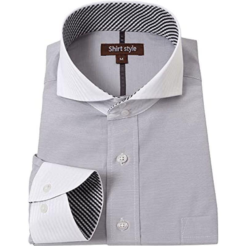 時間指定不可 ワイシャツ ホリゾンタル メンズ 長袖 おしゃれ ドゥエボットーニ ビジネス シャツ 襟高 Ch 006 Ll スマート 最適な価格 Turningheadskennel Com