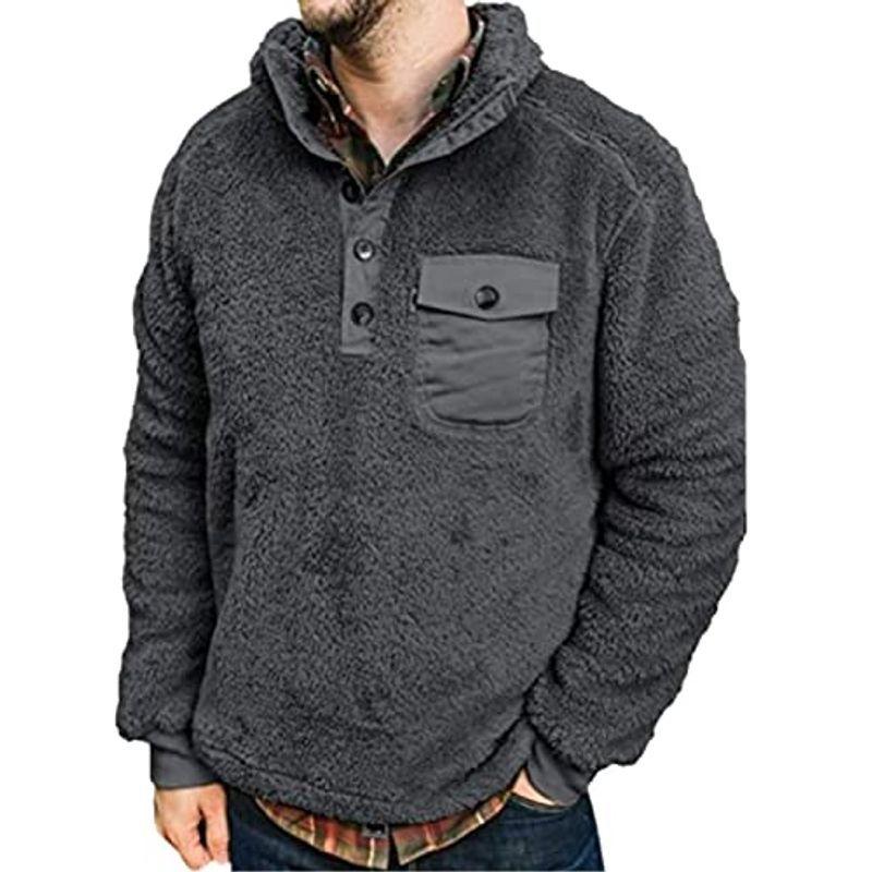 即納特典付き サンカク フリースジャケット ボアジャケット スキッパー ボア プルオーバー アウトドア メンズ フリース ボアブルゾン 秋 冬 キャン 新着商品 Www Sei Ba Gov Br