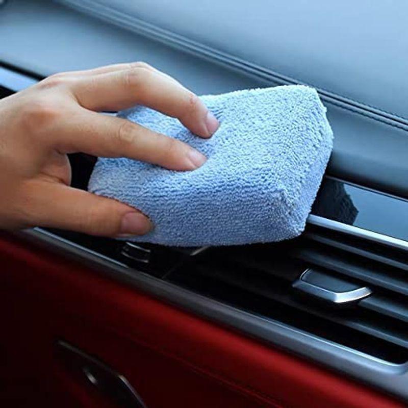 全国どこでも送料無料 10個セット 洗車 スポンジ スポンジバフ 洗車用 研磨パッド カーワックス ワックススポンジ 極細繊維 吸水性 傷つきにくい 長方 Westcoastmoke Com