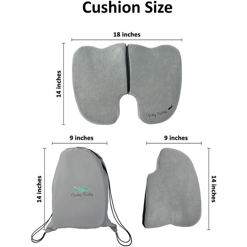 高質で安価 Cushytushy S 折りたたみ式 尾てい骨 痛み緩和クッション 自宅用 オフィスチェア カーシート用 坐骨神経痛 腰痛緩和 日本製 Turningheadskennel Com