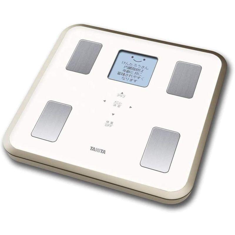 【推し】 タニタ 体重 体組成計 バックライト 日本製 ホワイト BC-810 WH フルドット液晶の表示画面採用/顔イラストや応援メッセージ表示 【1714061839】(10915円)