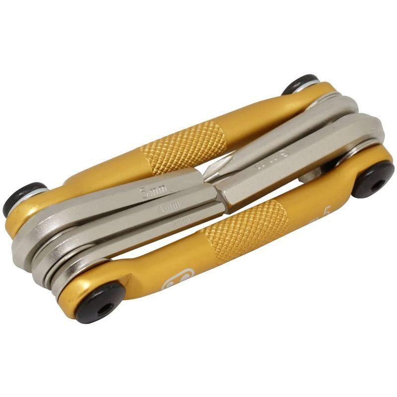 ｃｒａｎｋｂｒｏｔｈｅｒｓ クランクブラザーズ 115 ゴールド マルチ 5 メンテナンス 修理ツール 多機能 携帯工具 自転車工具セット オリジナル 自転車工具セット
