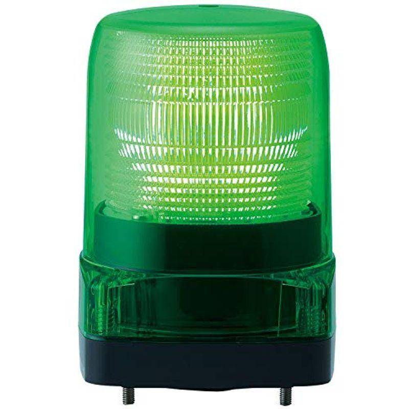 パトライト LEDフラッシュ表示灯DC12V 緑 LFH-12-G