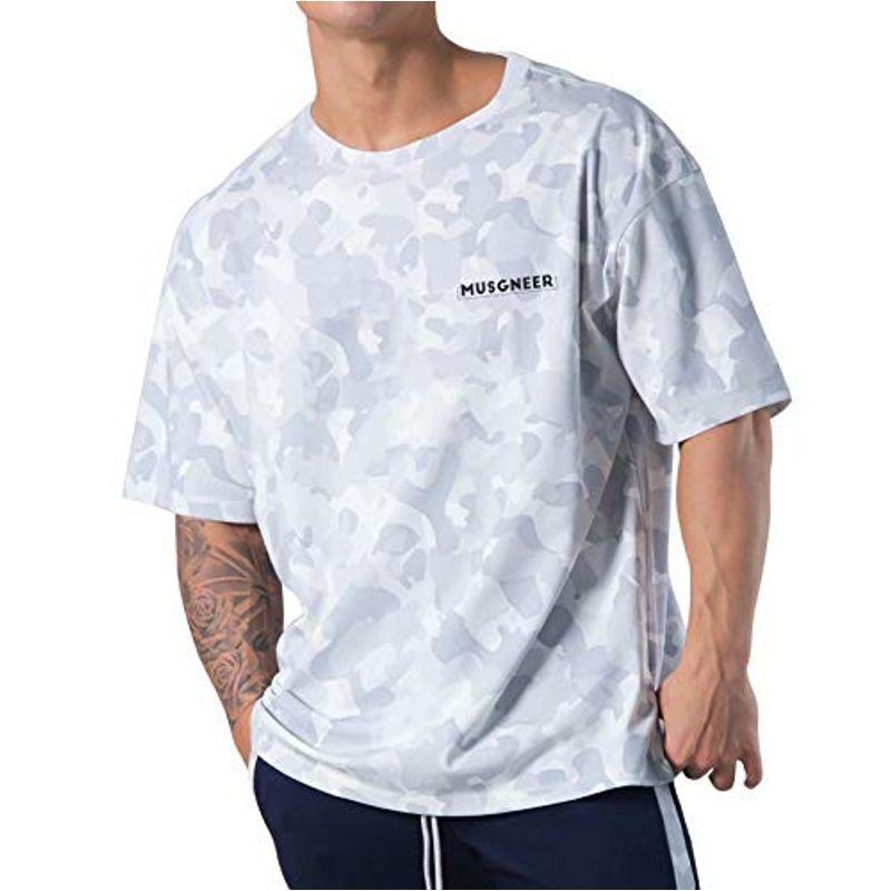 最大46 Offクーポン Musgneer ジム Tシャツ メンズ ストレッチ 半袖 フィットネス トレーニング 筋トレ スポーツ おしゃれ オーバーサイズ 5分袖 Cisama Sc Gov Br