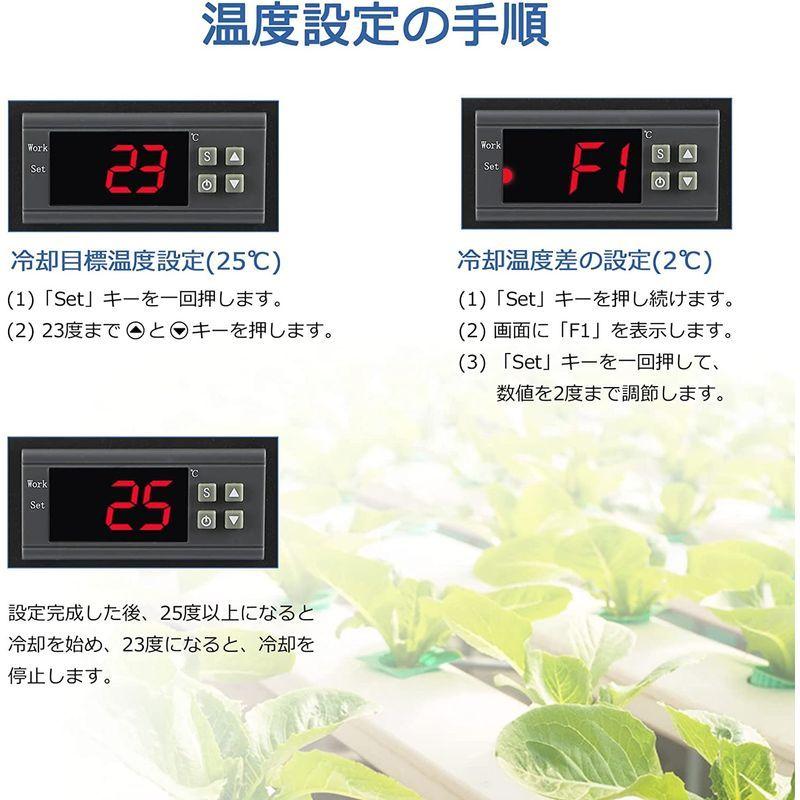 【初期/レア】 Poafamx 水槽クーラー 15-28℃調整可能 160Lコンプレッサー式 パイプ付き 循環ポンプ付き 海水・淡水両用 日本語取り扱い説明 【AAA6674219109】(24306円)