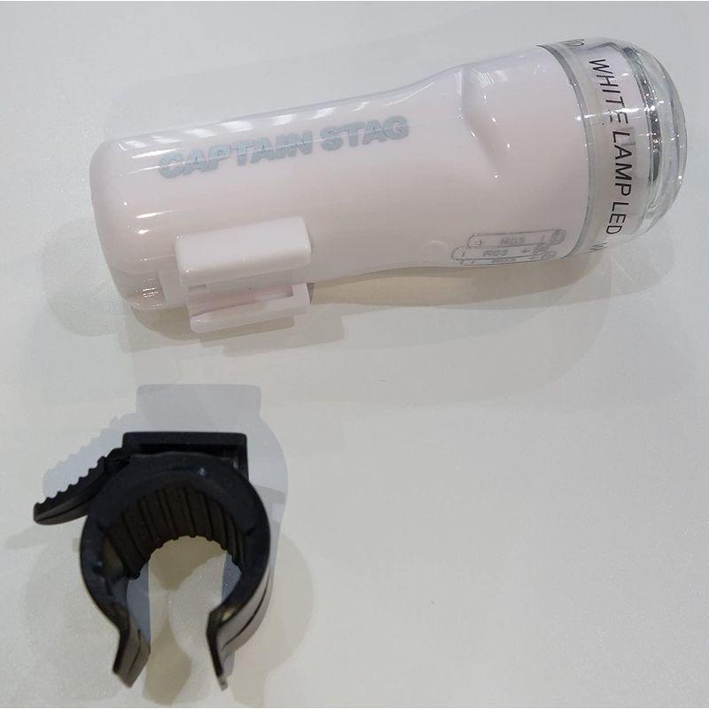 オープニング大セール】キャプテンスタッグ(CAPTAIN STAG) 3LED ホ ウォータープルーフ SLIM ライト 取り付け工具不要 227  自転車用ライト 建築、建設用