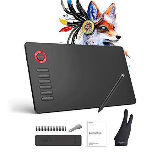 イラスト練習ペンタブ Veikk A15 レッド ペンタブレット 傾き検知機能 Android6 0スマホ Pc対応 10 6インチ ウイングうどん 通販 Yahoo ショッピング