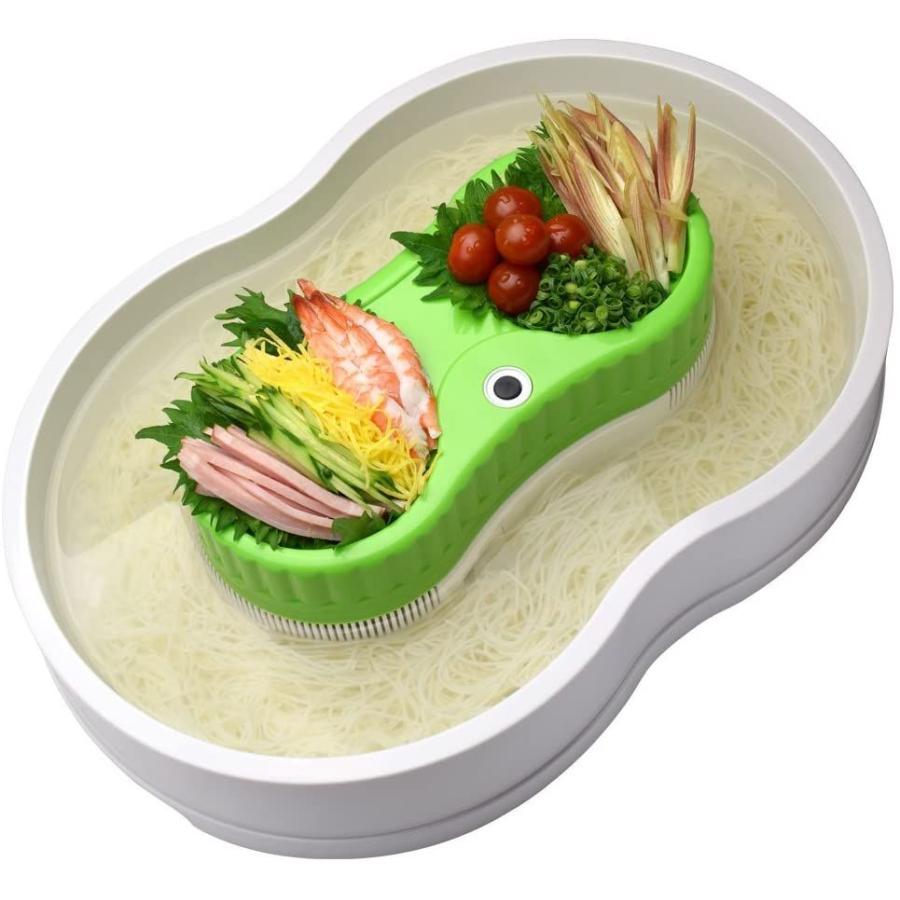 流しそうめん器 流しそうめん機 素麺 夏 イベント キャンプ アウトドア 家族タイプ カップル 夫婦 2 4人 ひやむぎ セット 薬味皿付き 売れ筋 うどん そば道具 Avenida7 Com