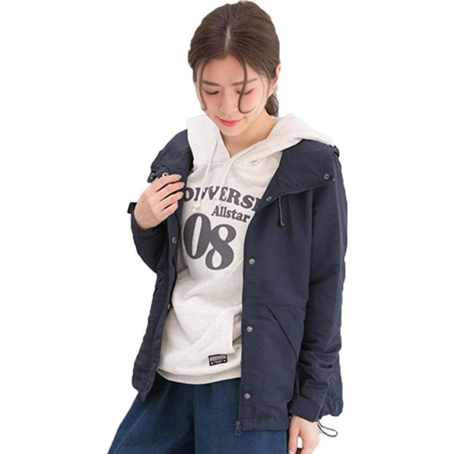 Lily Bell リリーベル マウンテンパーカー レディース 撥水 ショート丈 ブルーネイビー Llサイズ フード付き モッズコート ウイングうどん 通販 Yahoo ショッピング