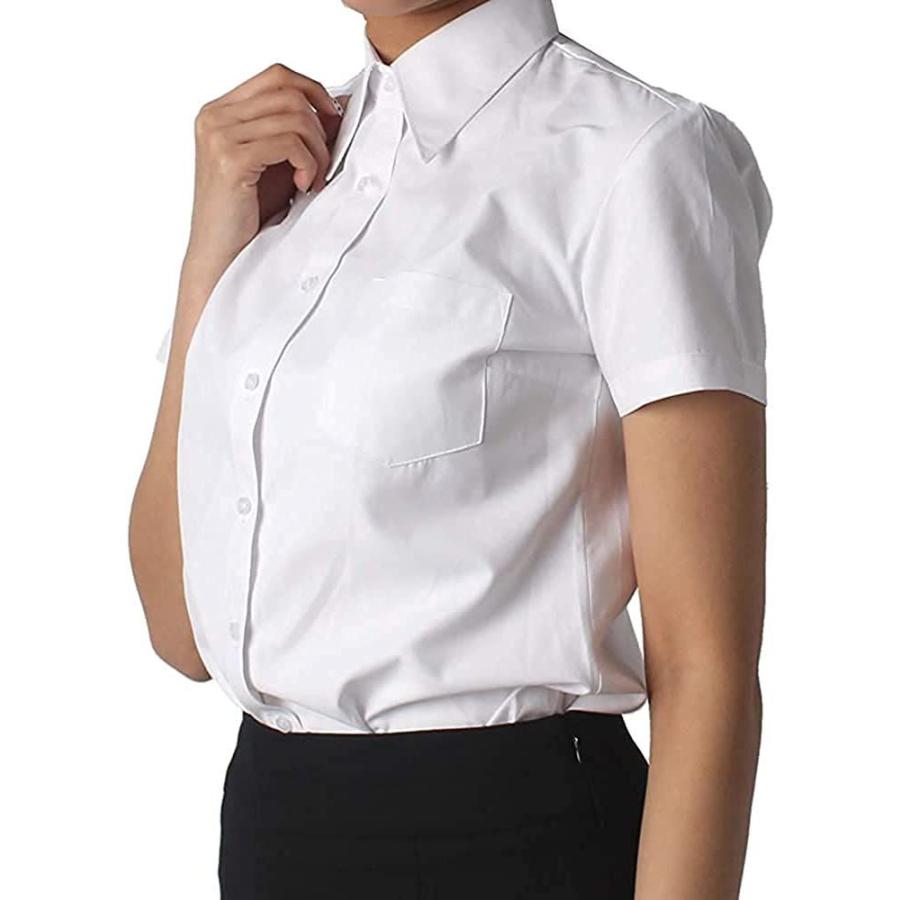 ブランシェ レディース ブラウス 透けない シャツ カジュアルにも着こなせる レディースワイシャツ 白 黒 ピンク 青 オフィス ウイングうどん 通販 Yahoo ショッピング