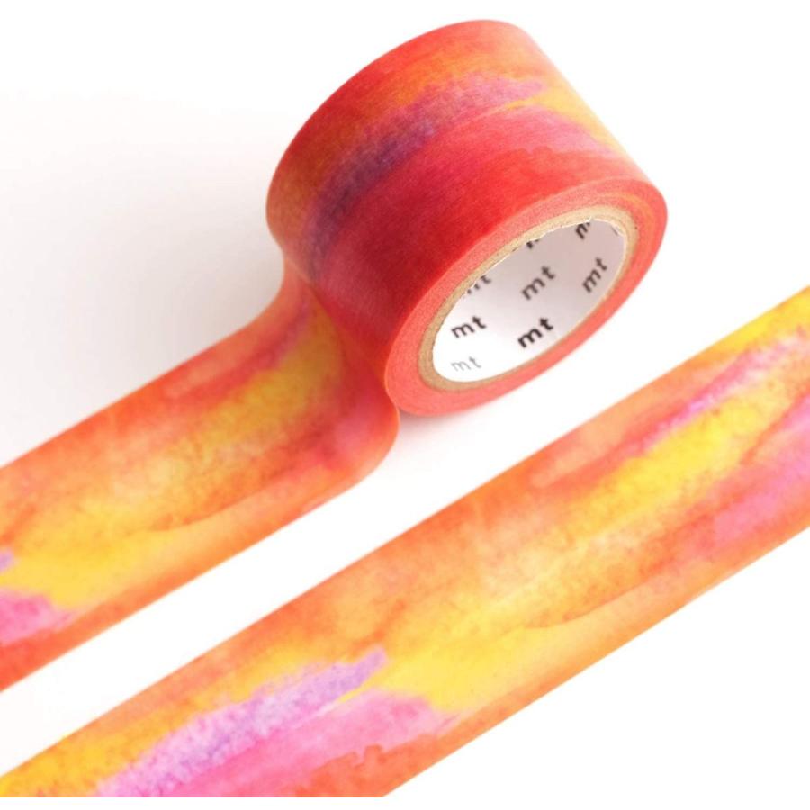 Mt Direct マスキングテープ Art Tape 水彩絵の具 背景セット マステ 柄 収納 幅広 シール かわいい 30mm 7 ウイングうどん 通販 Yahoo ショッピング
