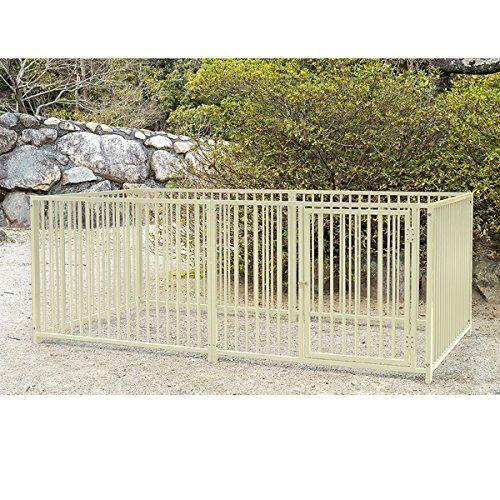 新作からsaleアイテム スチール製 犬小屋 屋外サークル パネル式ドッグサークル アイボリー 全高0 90m 全幅2 40m 全奥行1 25m 屋根なし 屋外用 屋外用 全高0 90m 全幅2 40m 全奥行1 25m 屋根なし 007 ウイングうどん 激安日本製