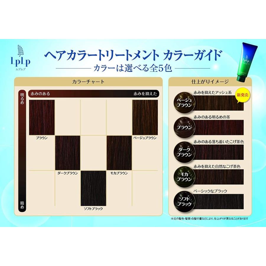 ルプルプ Lplp ヘアカラートリートメント ベージュブラウン 白髪染め ローズマリー ラベンダー オレンジ 0グラム X 1