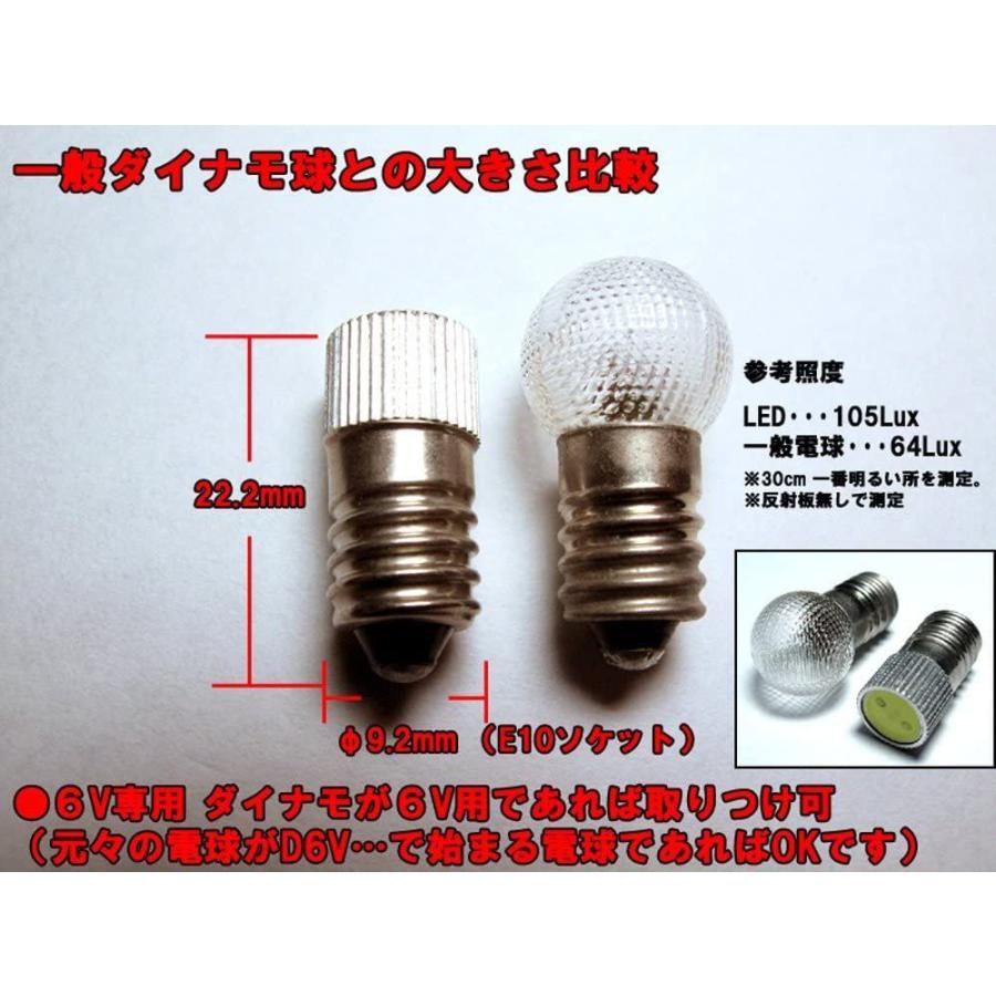 led 自転車 ダイナモ 電球 6v 代替球 ベスト