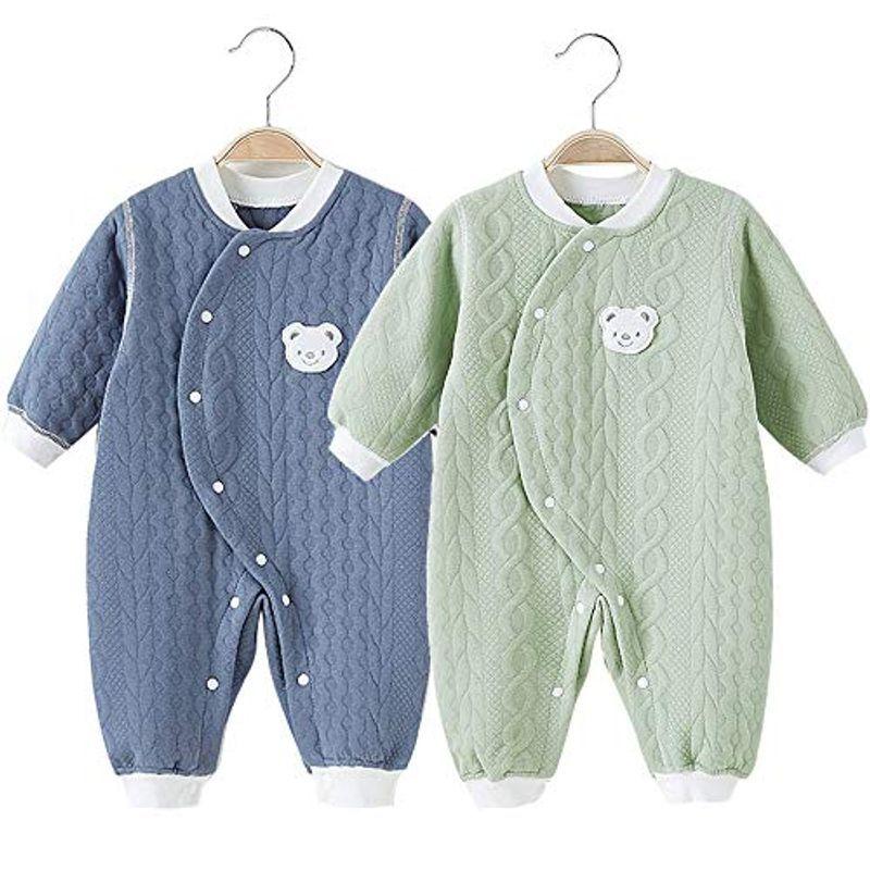 長袖カバーオール 秋 冬 ベビー服 2枚セット 綿100 新生児服 前開きタイプ かわいい 新生児 女の子 赤ちゃん服 ロンパース 出産祝 ウイングうどん 通販 Yahoo ショッピング
