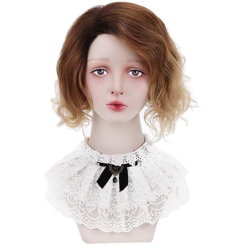 超大特価 ウィッグ ショート ゆるふわ フルウィッグ グラデーション レディース カール かつら 普段使い 巻き髪 大人用 ネット付き ライトブラウン 驚きの値段 Www Aqtsolutions Com