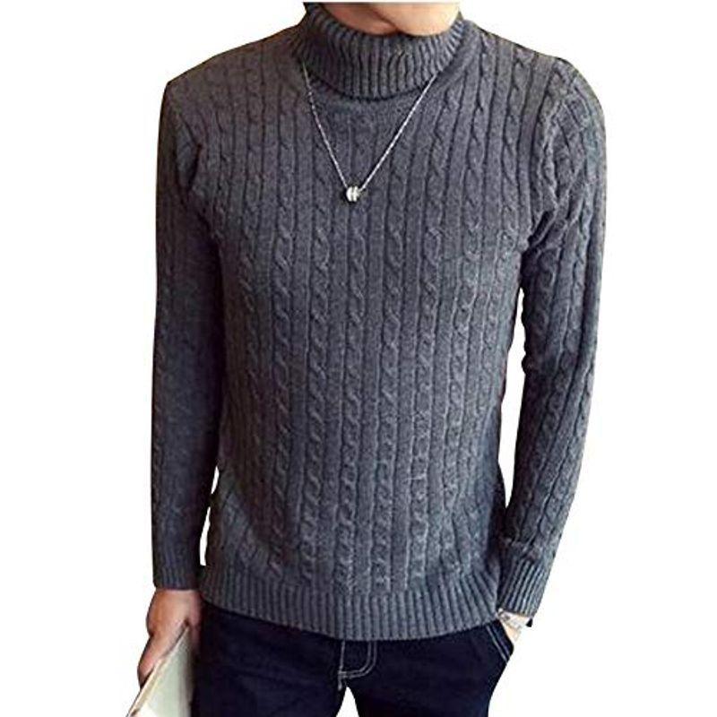 5 好評 ベンケ セーター メンズ タートルネック タートルニット 無地 カジュアル 長袖 ニット ケーブル編み 冬服 ネック ロング クルーネッ Wantannas Go Id