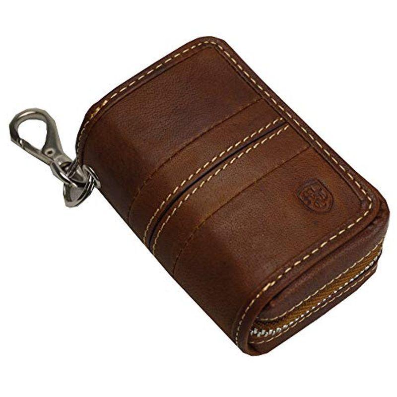 売り出し安い ムスタッシュ キーケース スマートキーケース 2個収納 スマートキー 本革 バッファローレザー メンズ カラビナ Dbr 5424 キャ 割引卸売 App Digitallimegreen Co Za