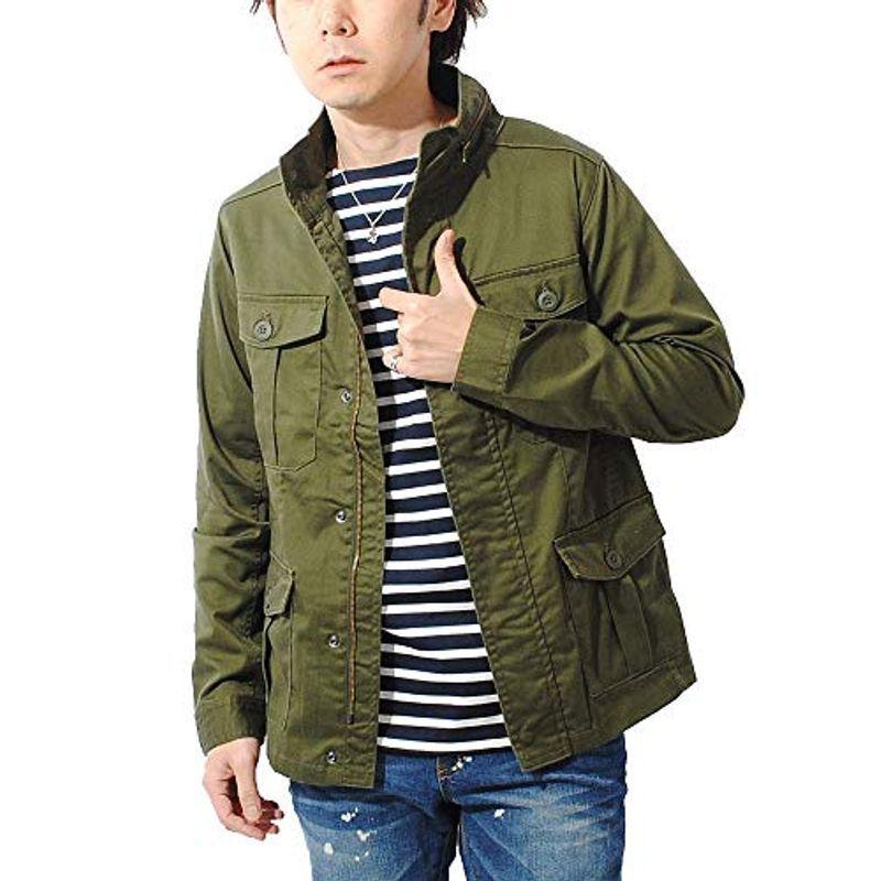 リ エーピーre Ap M 65 ミリタリージャケット ストレッチツイル メンズ L カーキ 最大67 Offクーポン